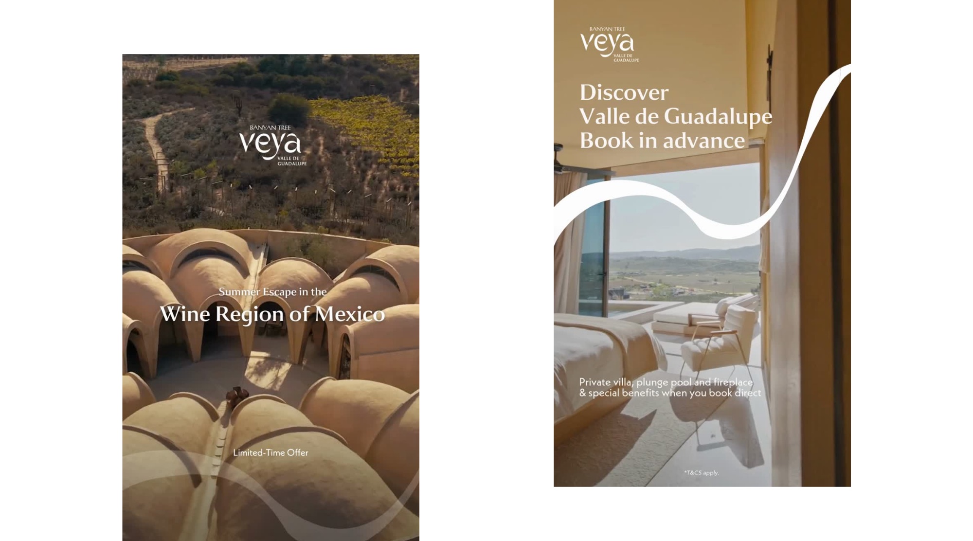 Diseño de campaña de Banyan Tree Veya